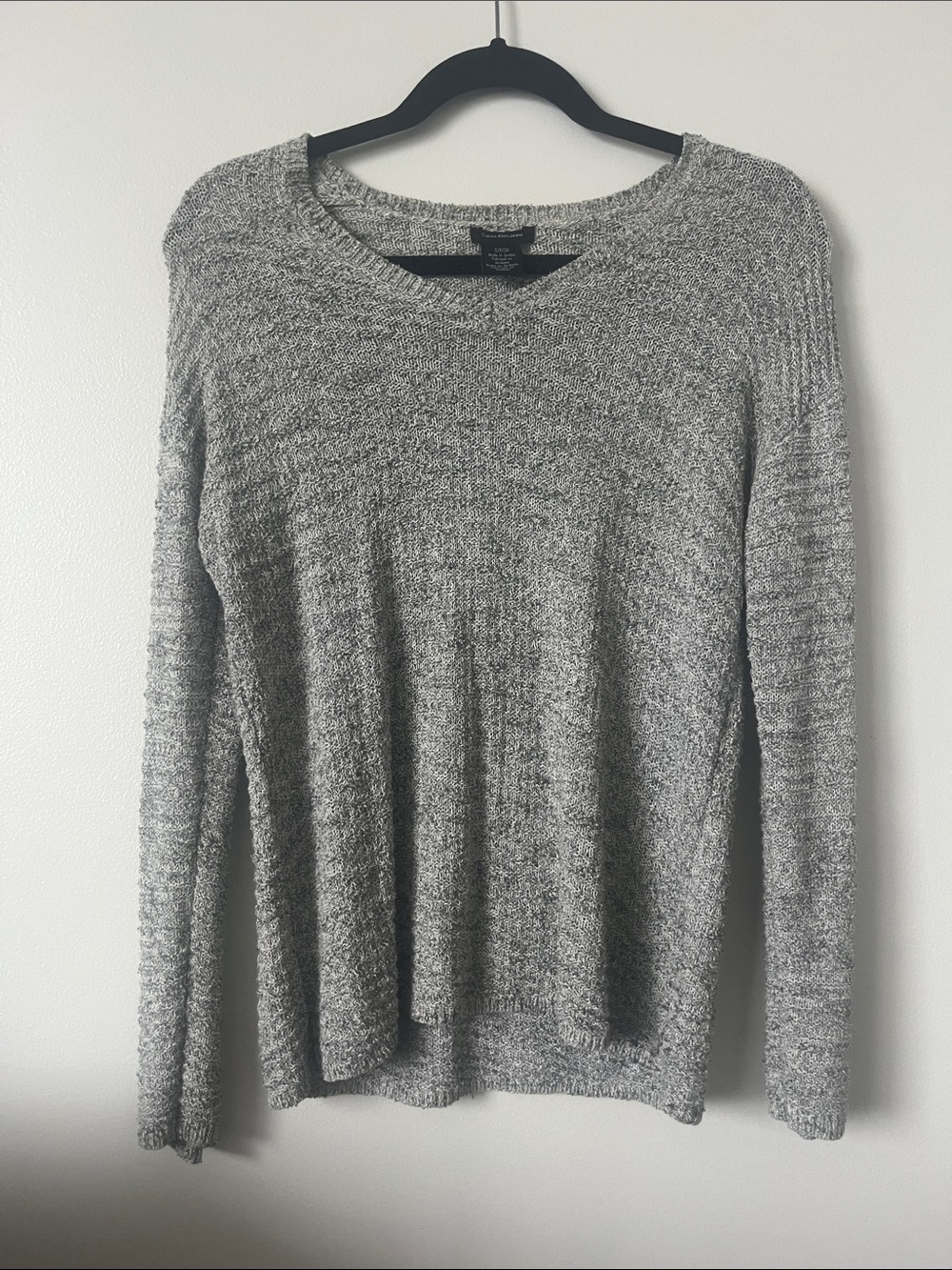 Cozy Lightweight Calvin Klein Gray Women's Sweater